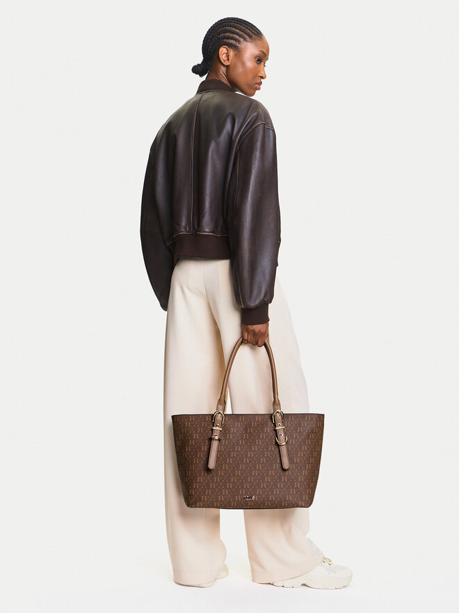 TOUS Handtasche TOUS Buckles Silhouette 2002201943 Braun