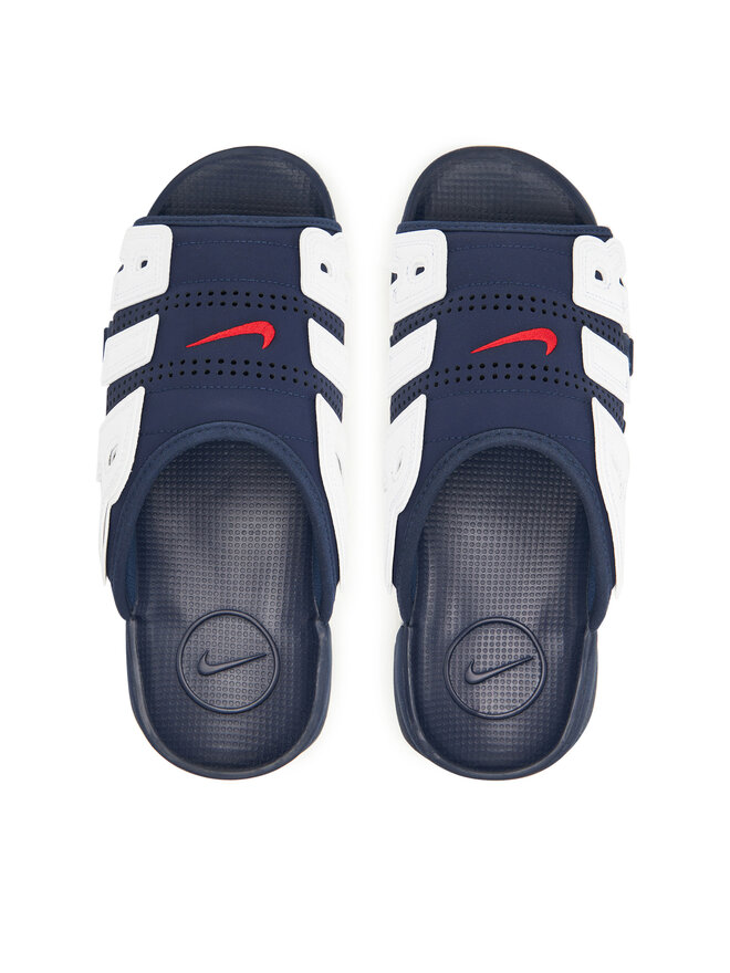 Nike Pantoletten Nike Air More Uptempo Slide FQ8699 400 Dunkelblau