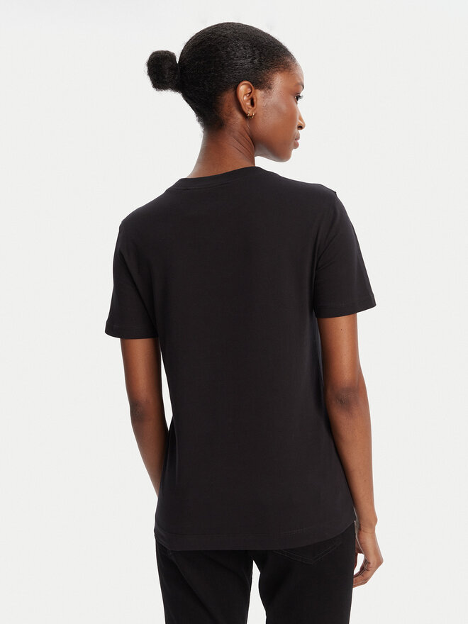 Versace Jeans Couture Versace Jeans Couture Camiseta 79HAHE06 CJ00E Negro Regular Fit