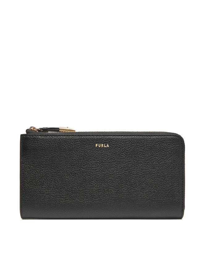 Furla Великий жіночий гаманець Furla Goccia L Zip Around WP00471 BX3036 KH O6000 Чорний