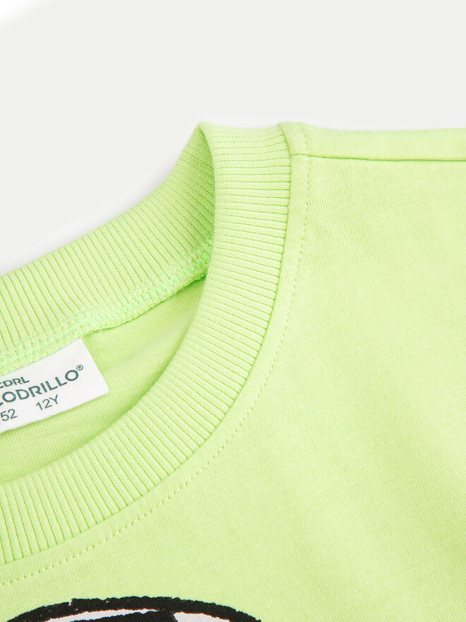 Coccodrillo Coccodrillo Camiseta ZC4143202VBA Verde Regular Fit
