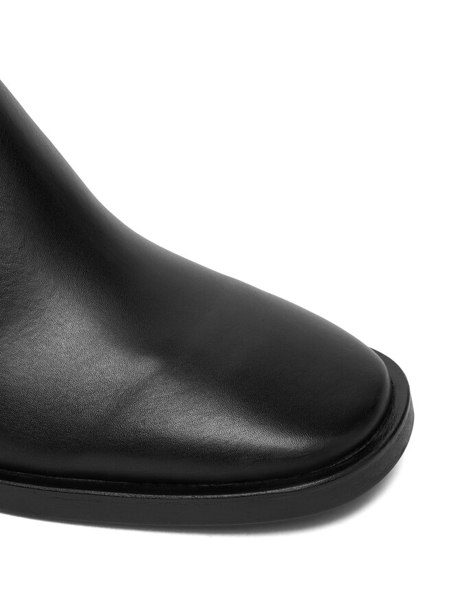Calvin Klein Stiefel Calvin Klein Block Heel Knee Boot Lth HW0HW02812 Schwarz