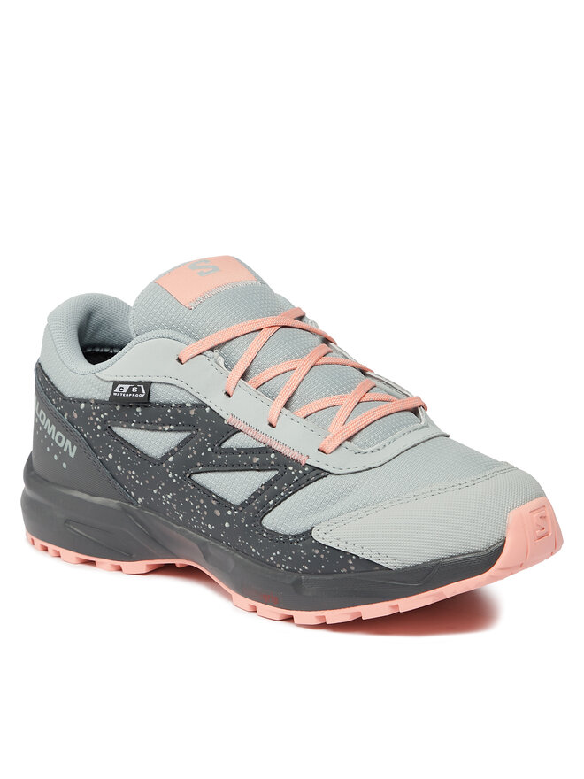 Salomon Trekingová obuv Salomon Outway Climasalomon™ Waterproof L47282900 Šedá