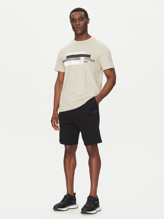 BOSS BOSS T-Shirt Glamping 50538923 Beige Relaxed Fit