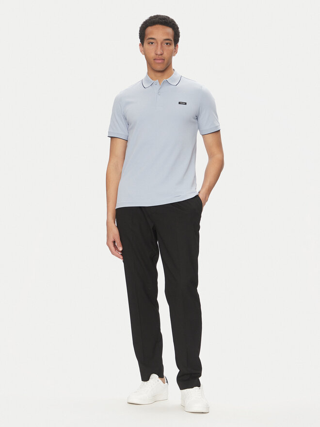 Calvin Klein Calvin Klein Поло K10K112751 Голубий Regular Fit