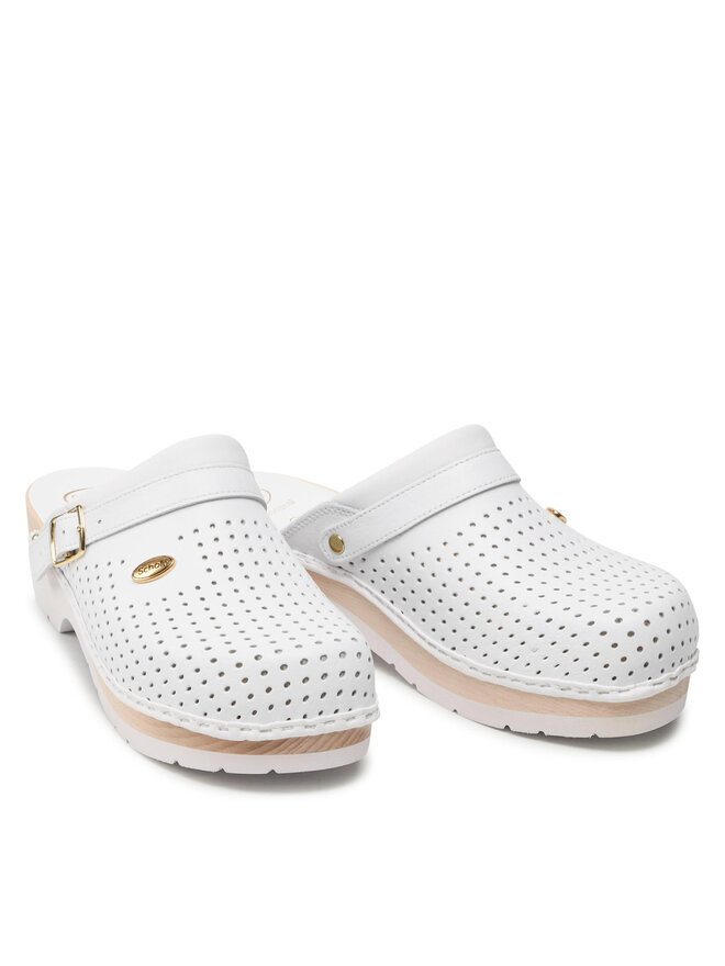 Scholl Iešļūcenes Scholl Clog M20078 1065 Balts