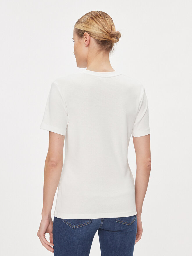 Tommy Hilfiger Tommy Hilfiger Póló New Cody WW0WW40587 Fehér Slim Fit