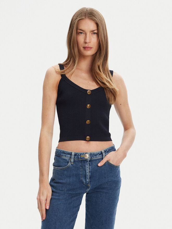 Guess Guess Top W5YR10 Z0130 Mornarsko modra Regular Fit