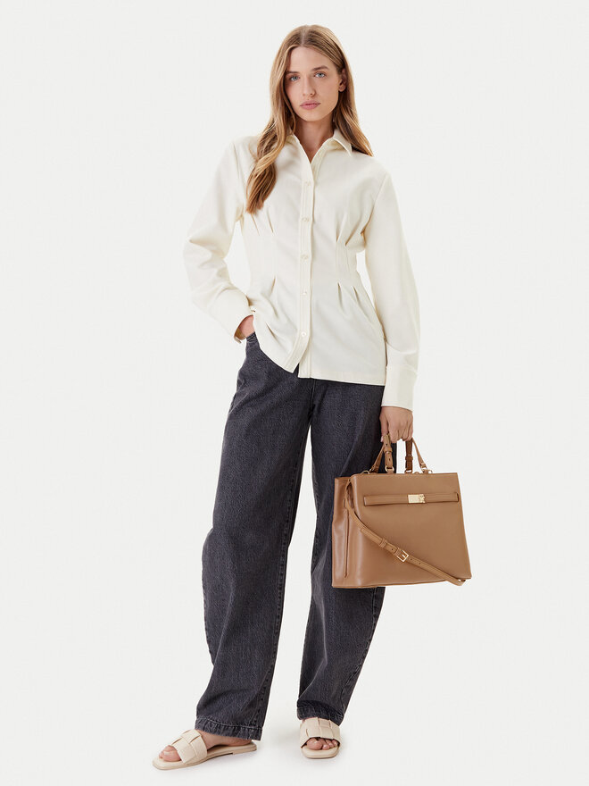 Tommy Hilfiger Kabelka Tommy Hilfiger Heritage Satchel AW0AW17211 Hnedá
