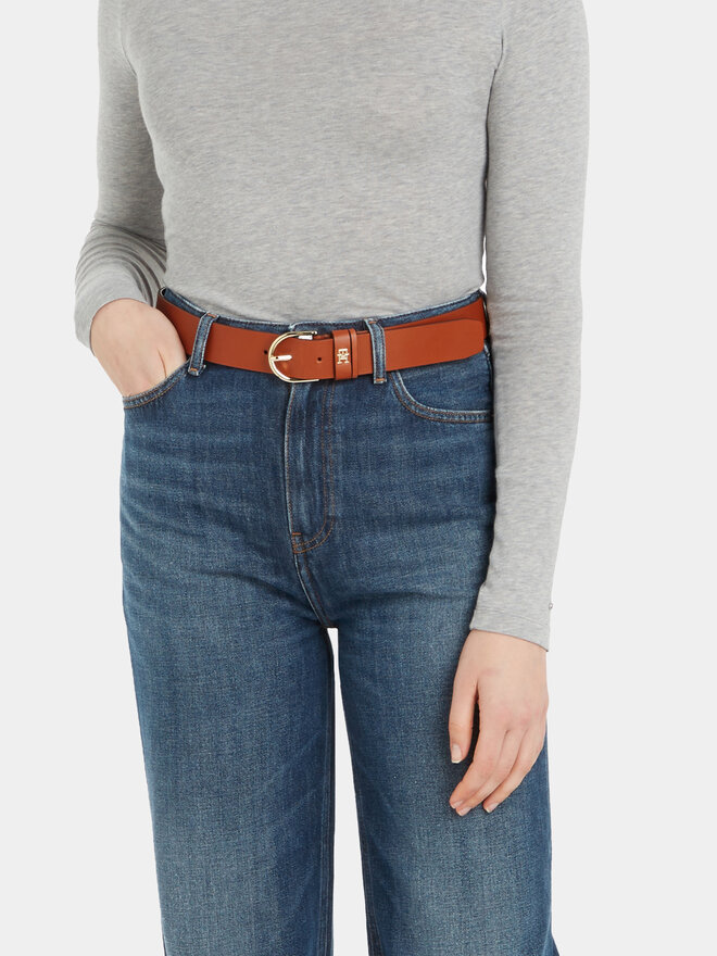 Tommy Hilfiger Női öv Tommy Hilfiger Th Timeless 3.5 AW0AW15387 Barna