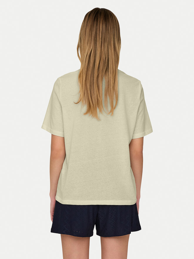 ONLY ONLY Camiseta Bilins 15320615 Amarillo Regular Fit