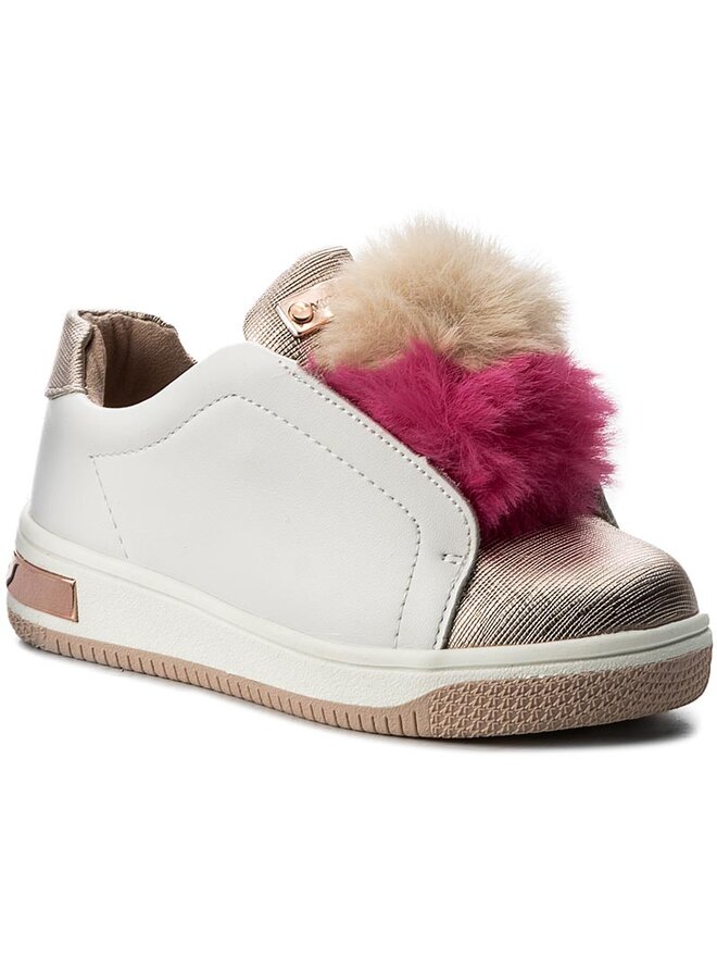 MICHAEL Michael Kors Pantofi MICHAEL Michael Kors Zia Tatum Pommy T B261614 Alb