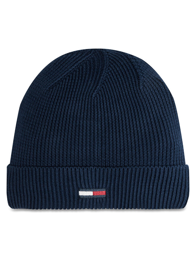 Tommy Hilfiger Kapa Tommy Hilfiger Elongated Flag AW0AW16777 Mornarsko modra