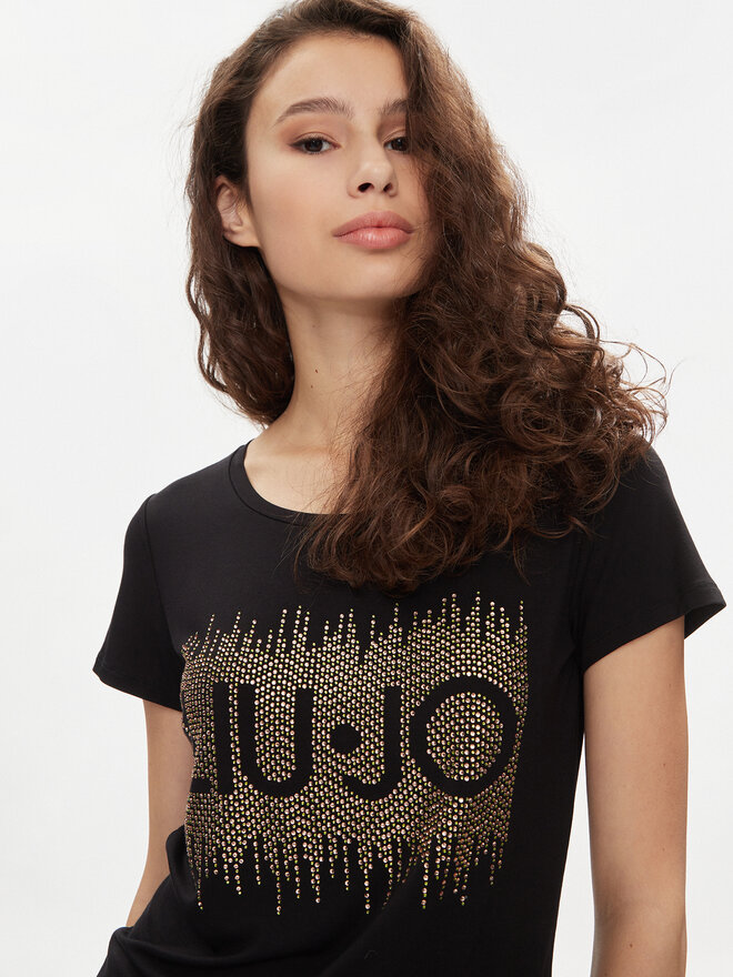Liu Jo Liu Jo Camiseta VA4154 JS360 Negro Regular Fit