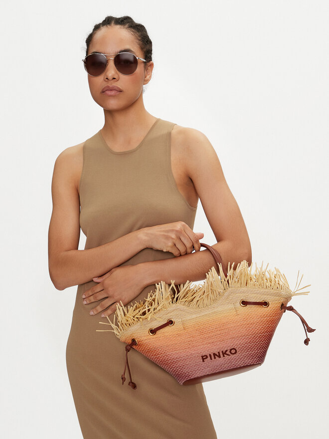 PINKO Сумка Pinko Pagoda Small Shopper . PE 24 PLTT 102910 A1R6 Бежевий