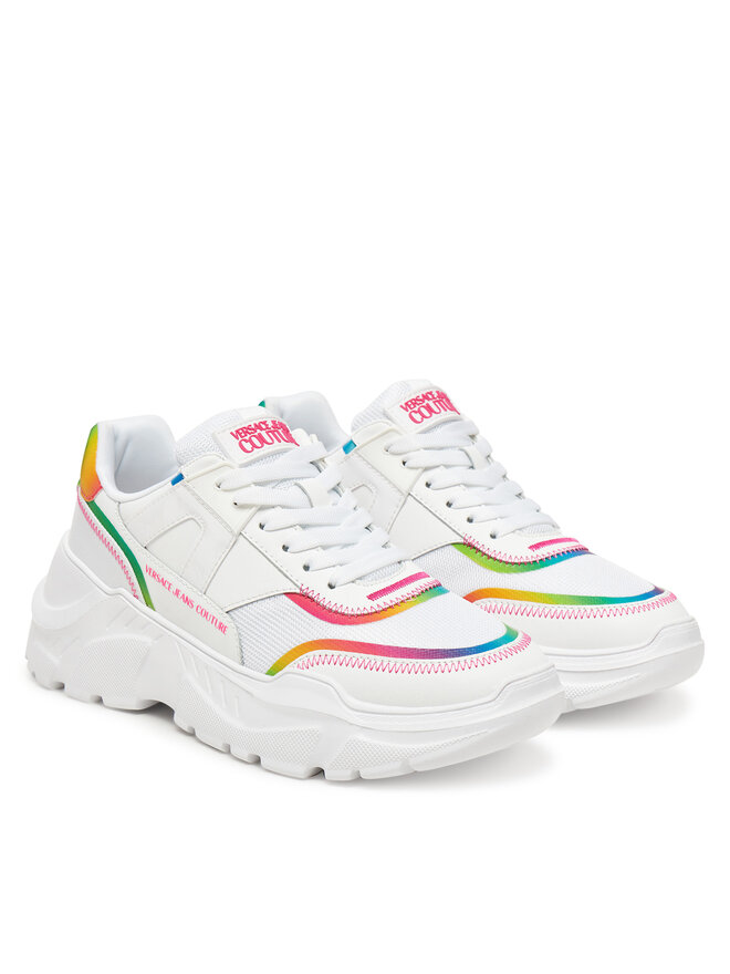 Versace Jeans Couture Sneakersy Versace Jeans Couture 78VA3SC4 Biały