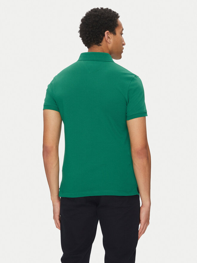 Tommy Hilfiger Tommy Hilfiger Pólóing 1985 MW0MW17771 Zöld Slim Fit