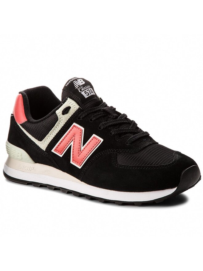 New balance 574 black with pomelo discount