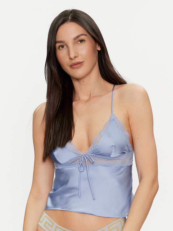 Hunkemöller Hunkemöller Pizsama felső Marcela 204993 Kék Regular Fit