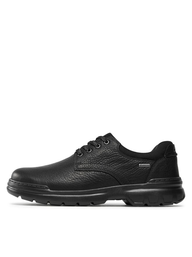 Clarks Туфлі Clarks Rockie Walk Gtx Gore-Tex 261734647 Чорний