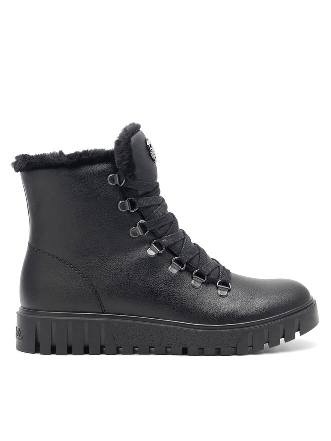 Rieker Schnürschuhe Rieker Y3432-00 Schwarz