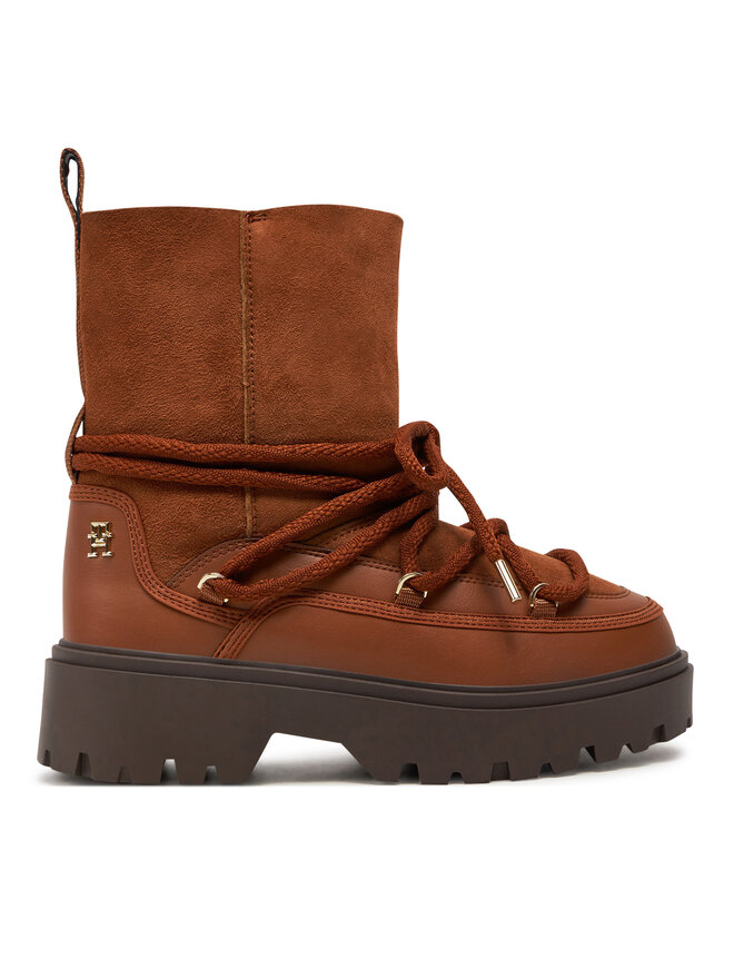 Tommy Hilfiger Μπότες Χιονιού Tommy Hilfiger FW0FW08085 Καφέ