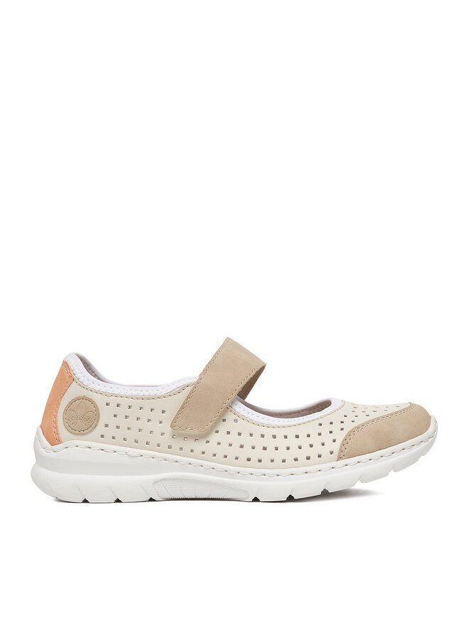 Rieker Halbschuhe Rieker CEO-L32B5-81 Creme