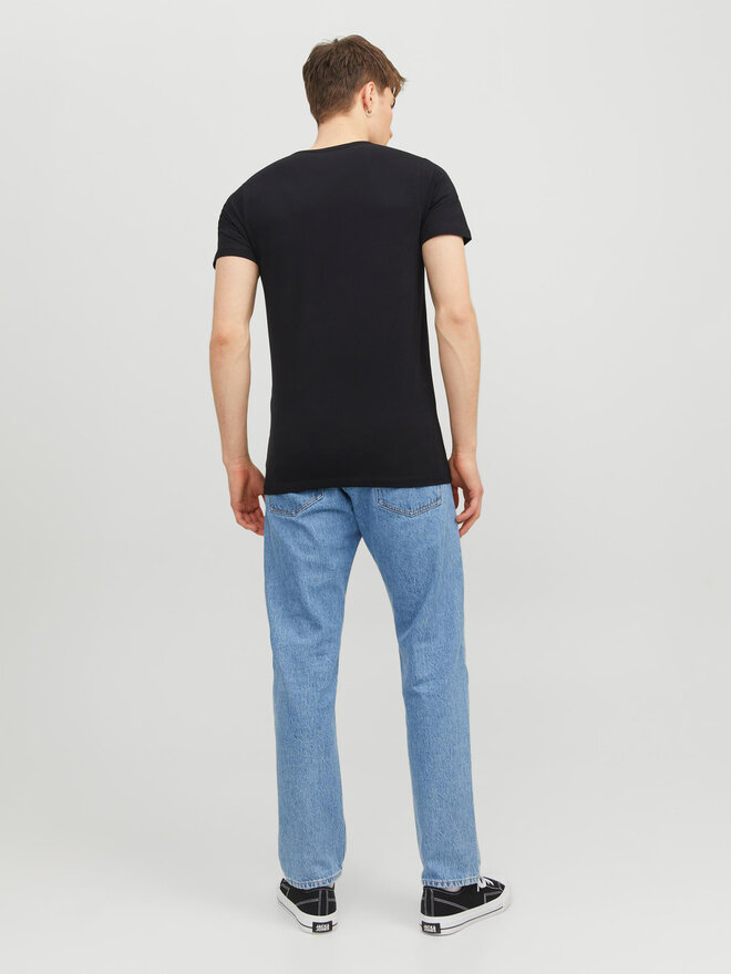 Jack&Jones Jack&Jones Póló Basic 12058529 Fekete Stretch Fit