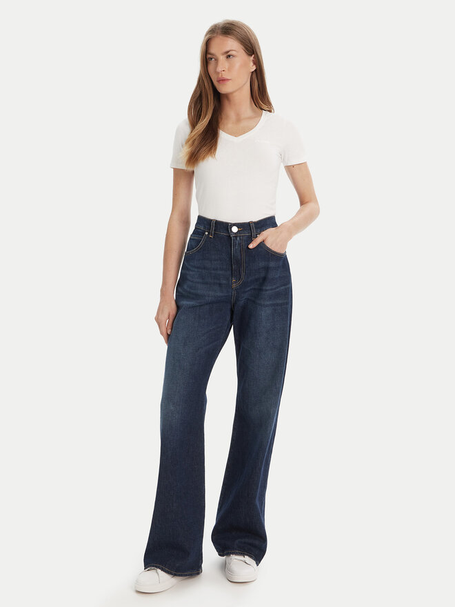 Guess Guess Marškinėliai O5RI02 KBBU1 Balta Regular Fit