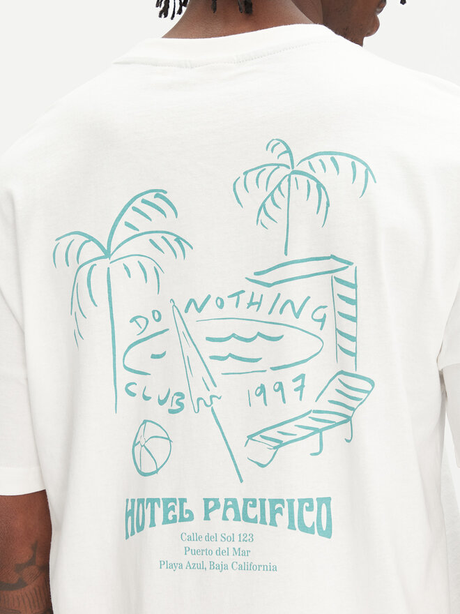 Only & Sons Only & Sons Camiseta Milo 22034452 Blanco Relaxed Fit