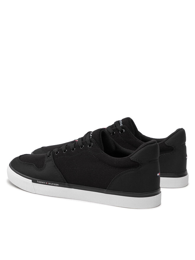 Tommy Hilfiger Sportcipők Tommy Hilfiger Core Mix Mesh Vulc FM0FM04035 Fekete