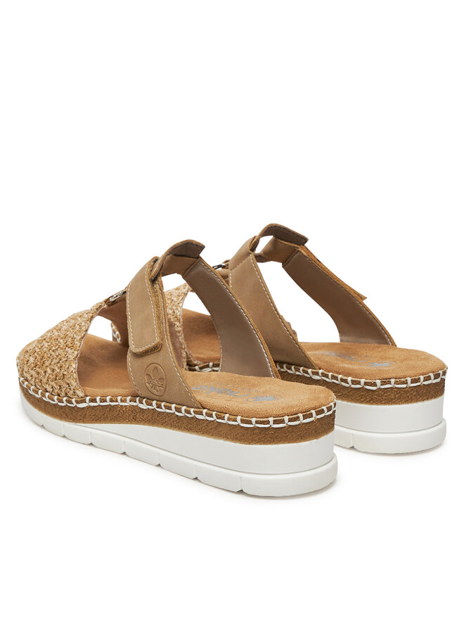 Rieker Pantoletten Rieker V1243-60 Beige