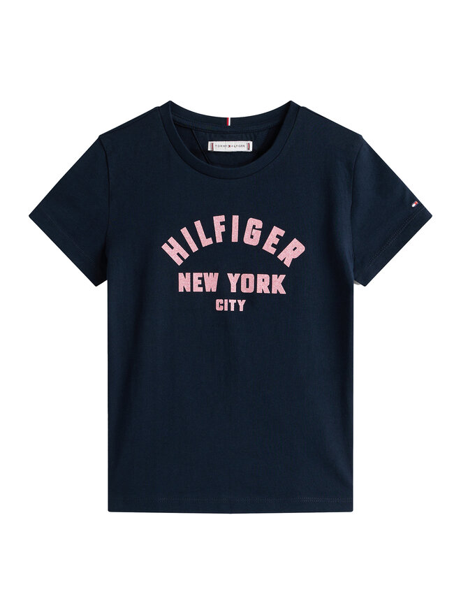 Tommy Hilfiger Tommy Hilfiger Marškinėliai Graphic KG0KG08813 Tamsiai mėlyna Regular Fit