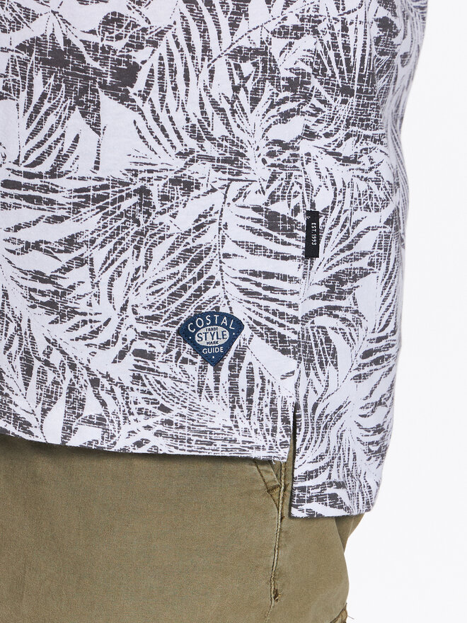 INDICODE INDICODE Majica Palme 40-935 Siva Regular Fit