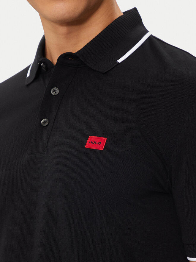 HUGO Hugo Поло Deresino232 50490775 Чорний Slim Fit