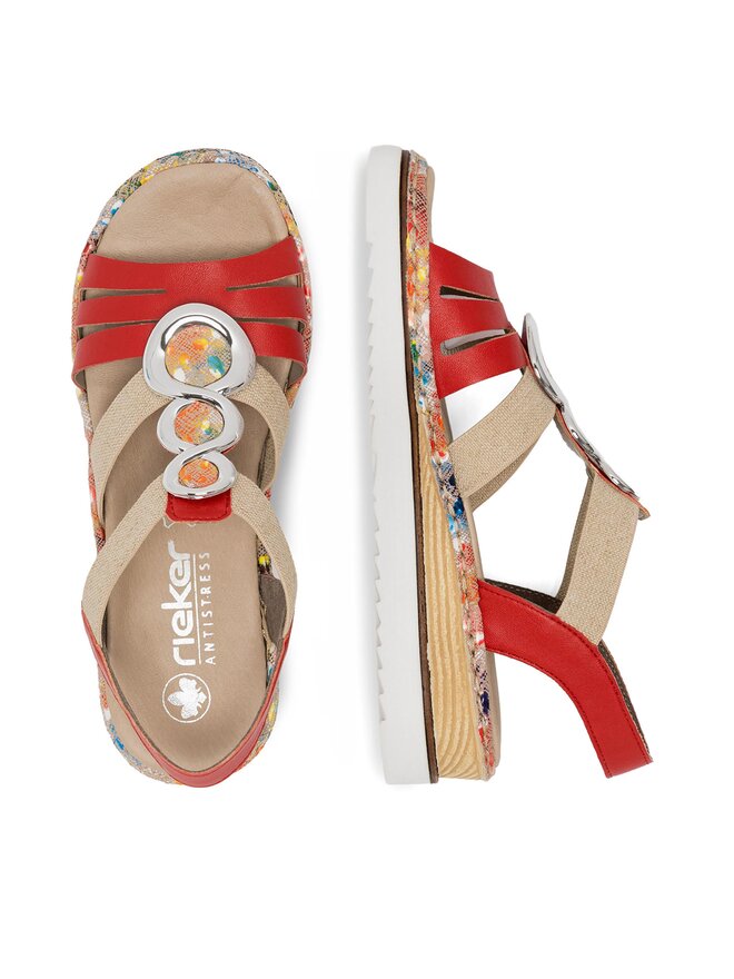 Rieker Sandalen Rieker 679L4-33 Bunt