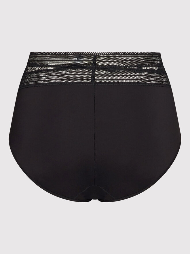 Chantelle Chantelle Класичні труси з високою талією True Lace C11M80 Чорний