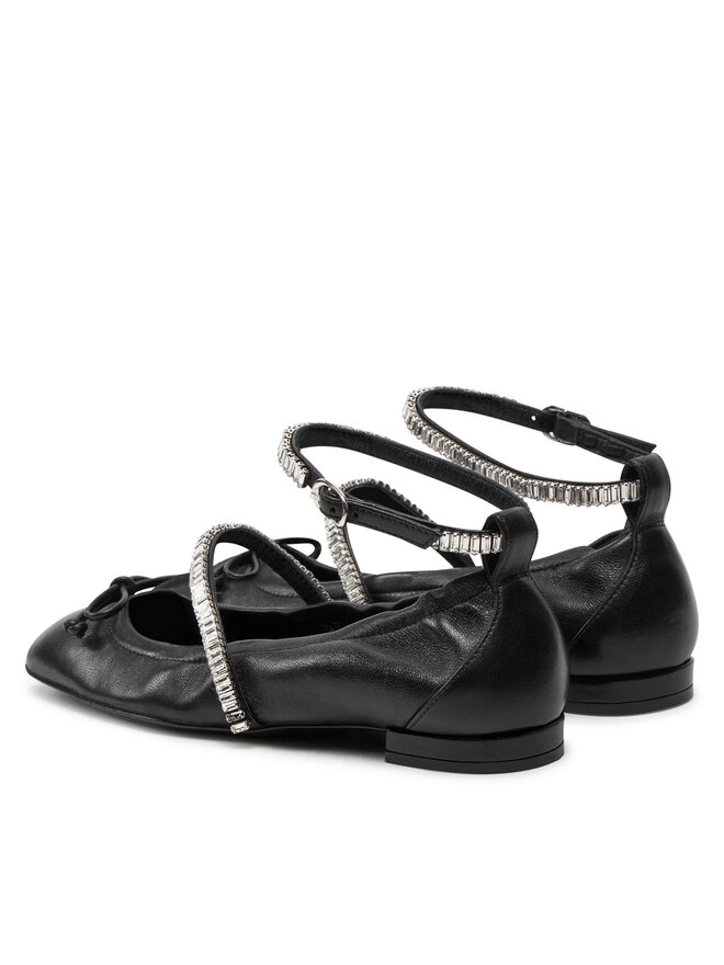 Stuart Weitzman Balerina Stuart Weitzman Stefannie Balet Flat SI443 Fekete