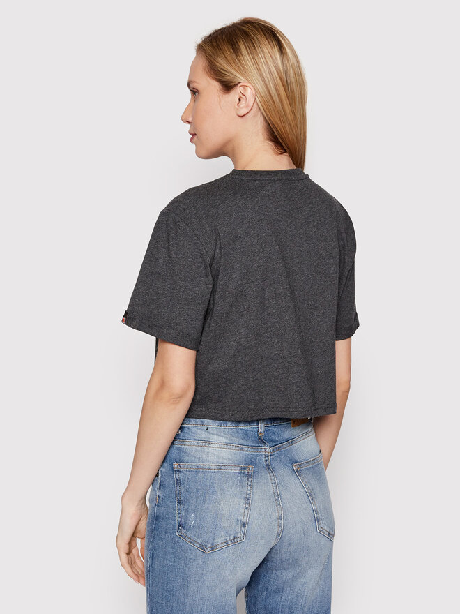 Ellesse Ellesse Marškinėliai Alberta SGS04484 Pilka Cropped Fit