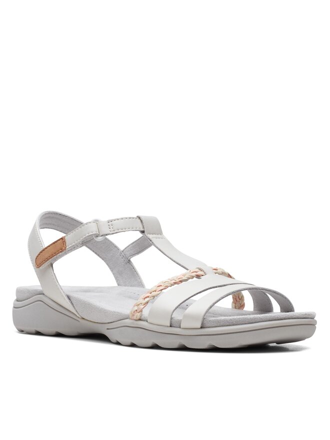 Clarks Sandale Clarks Amanda Tealite 26171126 Alb