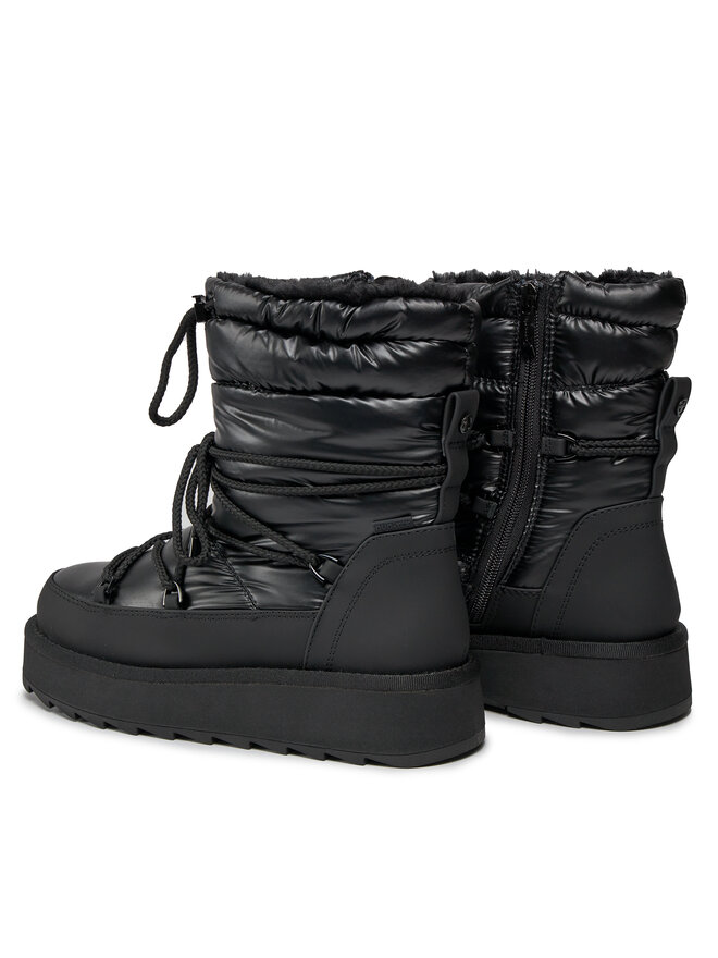 Tamaris Dames WL Lace Boot 1-26277-45 sneeuwlaarzen, zwart, 39 EU, zwart, 39 EU