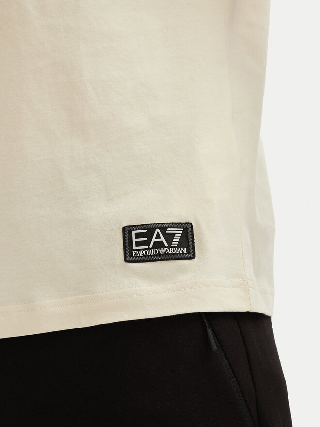 EA7 Emporio Armani EA7 Emporio Armani Poloshirt 7M000139 AF10375 U1079 Écru Regular Fit