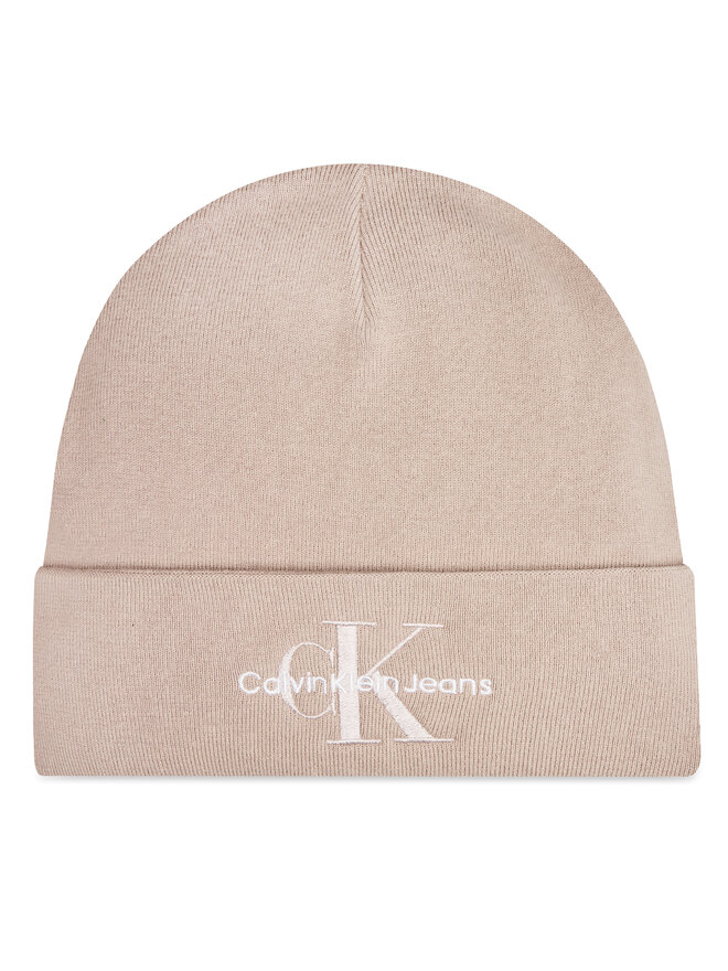 Calvin Klein Шапка Calvin Klein Mono Logo Embro K60K612668 Бежов