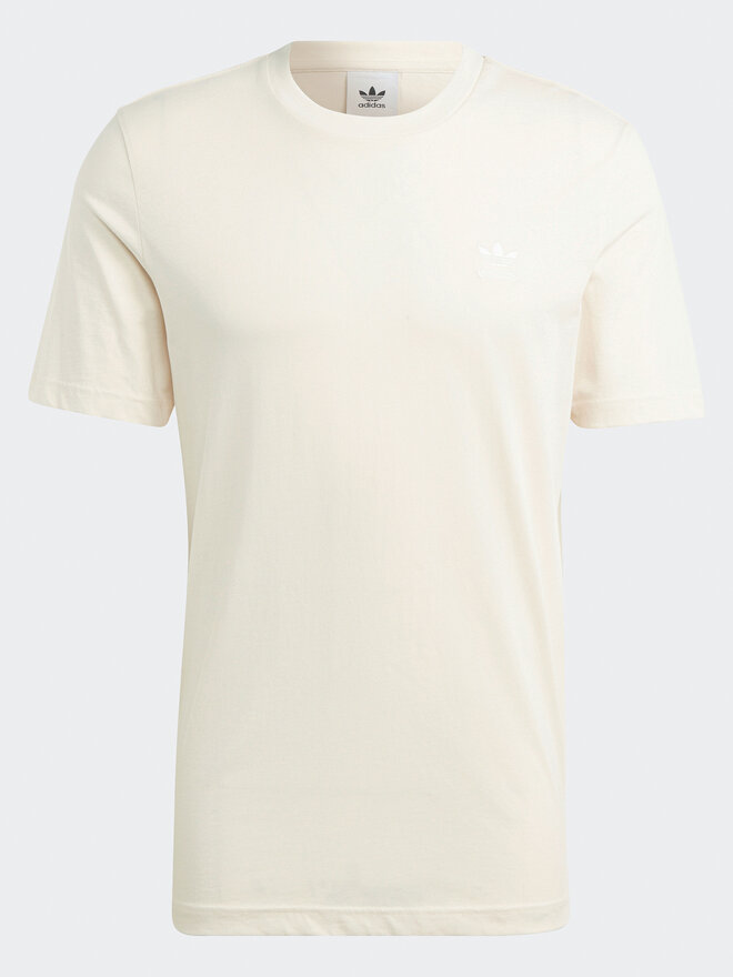 adidas adidas T-Shirt Trefoil Essentials T-Shirt IA4871 Beige Regular Fit