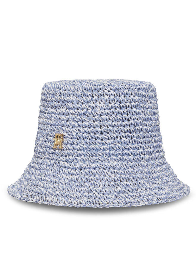 Tommy Hilfiger Klobouk Tommy Hilfiger Premium Beach Bucket AW0AW17136 Modrá