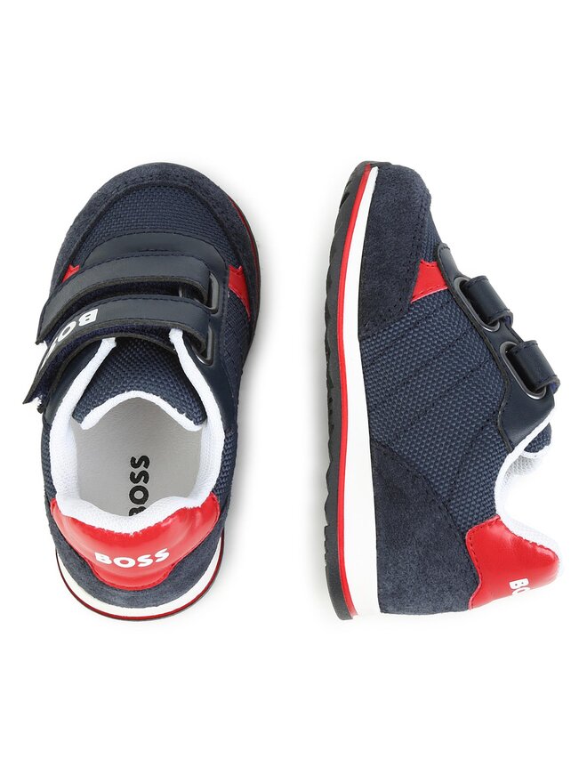 Boss Boys Sneakers In Black 9
