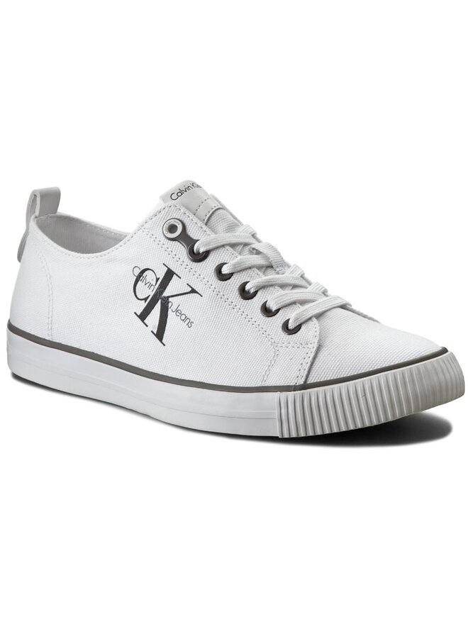 Calvin klein arnold canvas trainers clearance