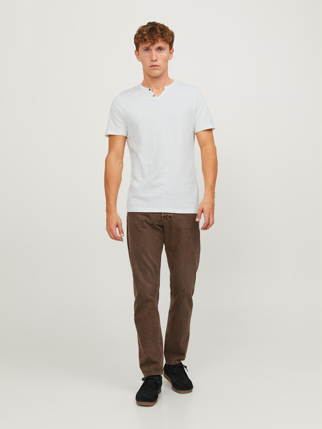 Jack&Jones Jack&Jones Camiseta Split 12164972 Blanco Standard Fit