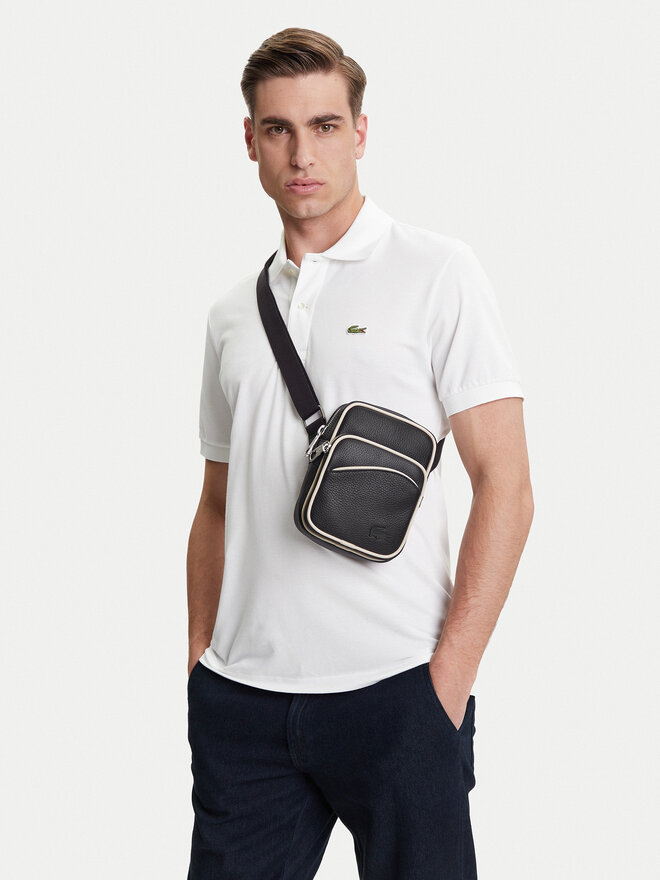 Lacoste Мъжка чантичка Lacoste NH4563GY Черен