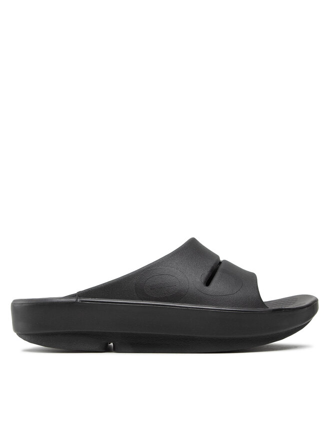Pantoletten OOfos Ooahh Sport Intl Last Schwarz | eschuhe.de